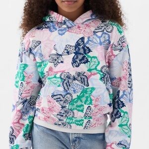 GAP butterfly patterned hoodie age 12